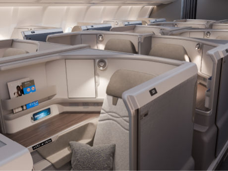 R7 Business Class seat